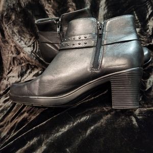 Clarks leather ankle boots